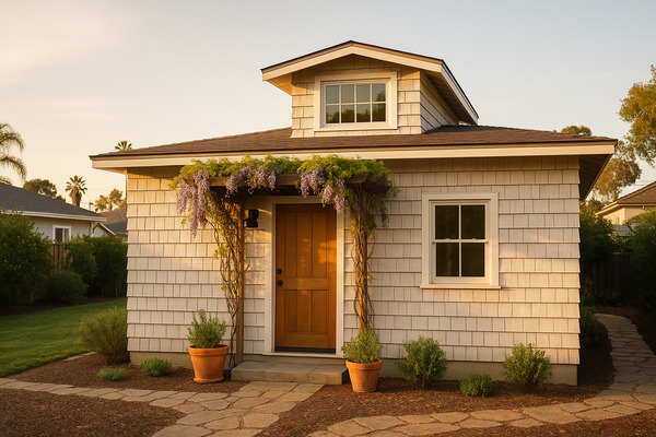 1BR rental in Leucadia — Leucadia Vulcan — 1BR carriage cottage
